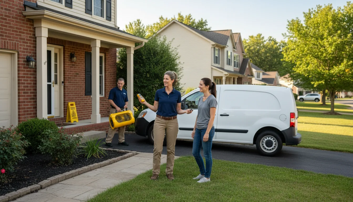 Water restoration image for Dehumidification And Cleanup Services in Frankfort, KS